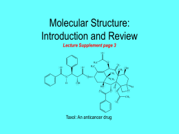 Molecular Structure: Introduction and Review