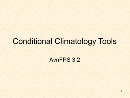 Conditional Climatology