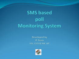 Poll Day Monitoring System