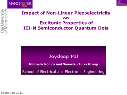Impact of non-linear piezoelectricity on excitonic properties of III