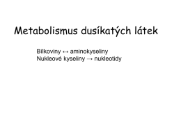 Biochemie_I_14_metabolismus_dusikatych_latek