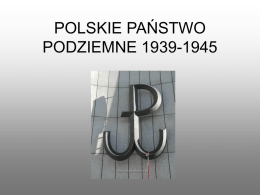 Polska podziemna