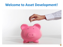 What is Asset Development? - Indiana Institute on Disability and
