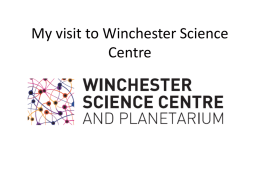 Social Story - Winchester Science Centre & Planetarium