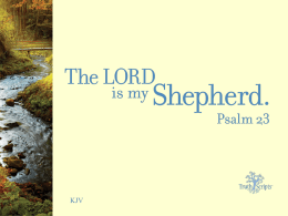 Psalms One