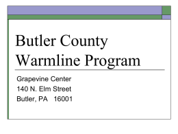 Warmline Program