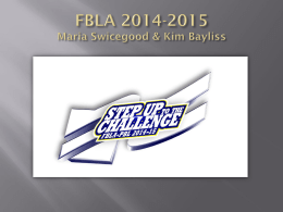 Senior High FBLA 2014