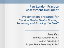 Jane Fish – PLPAD – MH Conference Presentation