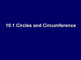 Circle - BakerMath.org