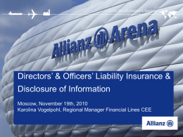 Supervisory Board meeting Allianz SE: Report of the Board of
