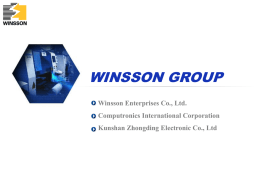 WINSSON GROUP - Winsson Enterprises