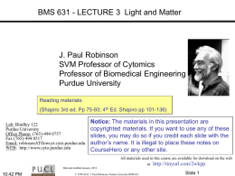 PPT - Purdue University Cytometry Laboratories