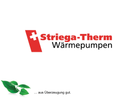 Striega-Therm Wärmepumpen