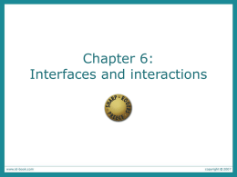 part 1 - Interaction Design