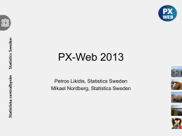 PX-Web 2013
