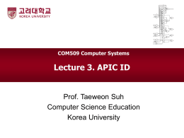 Lec3 APIC ID