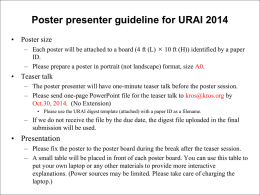 Please use the URAI digest template (attached) with a paper ID