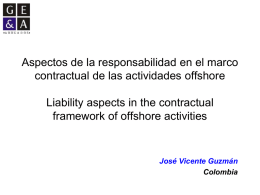 Aspectos de la responsabilidad en el marco contractual de las