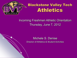 Blackstone Valley Tech Athletics