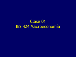 Macroeconomía clase 01