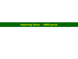 HMIS format - NRHM Manipur