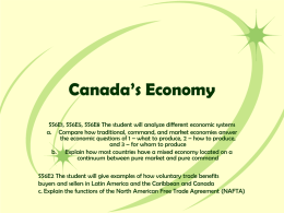 Canada`s Economy PPT