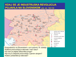 35 Industrijska revolucija na Slovenskem