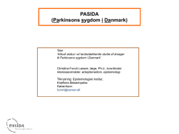 PASIDA (Parkinson sygdom i Danmark)