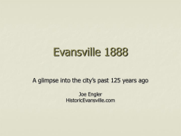 Evansville 1888 - Historic Evansville