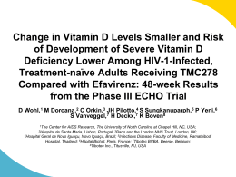 Change in Vitamin D Levels Smaller and Risk of Development
