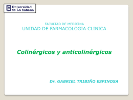 Anticolinérgicos - clinicalevidence