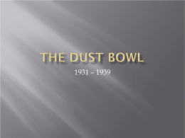 The dust bowl