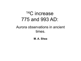 14C increase in 775 and 993 AD