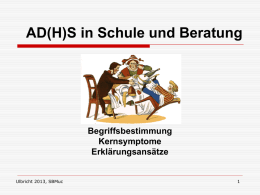 AD(H)S in Schule und Beratung - Staatliche Schulberatung in Bayern