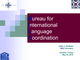 Bureau for International Language Coordination