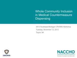 NACCHO PowerPoint Template - Whole Community Inclusion Project