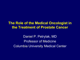Chemotherapy for Hormone Refractory Prostate