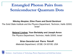 Correlated and Entangled Photon Pairs from Semiconductor