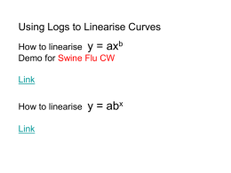 Using Logs to Linearise Revision qu.s