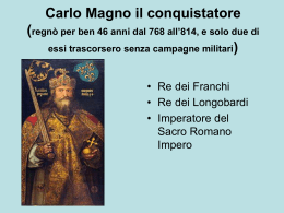 Carlo Magno e l`Impero carolingio