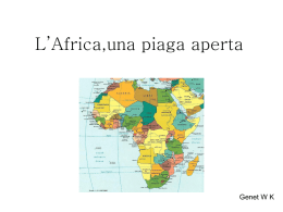 L`Africa,una piaga aperta