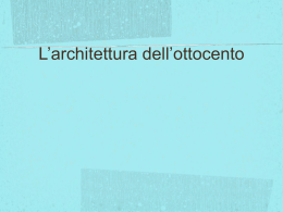 L`architettura dell`800 - Istituto Comprensivo Benedetto Brin