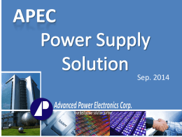 APEC Advanced Power Electronics Corp.