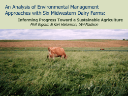 An Analysis of Environmental Management Approaches with Six