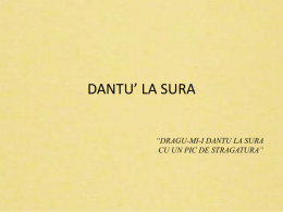DANTU LA SURA(realizat de Buciu Catalin)