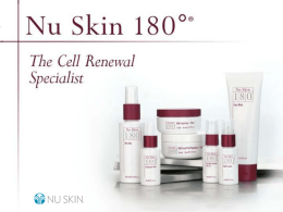 Nu Skin 180° System Overview