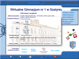 Wirtualne Gimnazjum nr 1 w Gostyniu