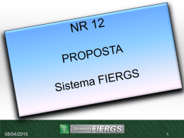 Projeto NR12 - FIERGS