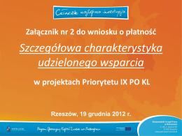 po zakończonym udziale w projekcie - wup rzeszow.pl