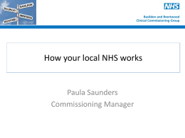 PEG - Your local NHS 2014-02-04
